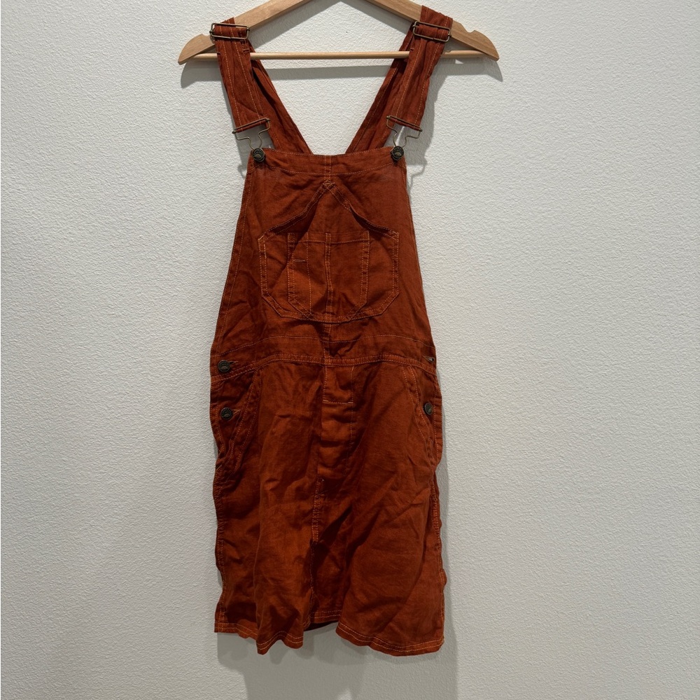 Faherty 100% Linen Overall Dress